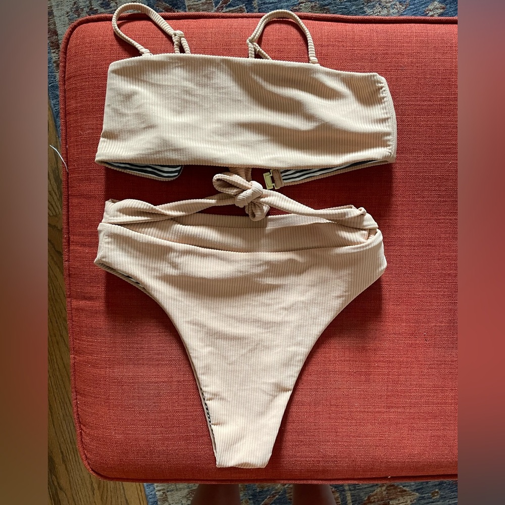 Rove skim. nude colored bikini. Worn once